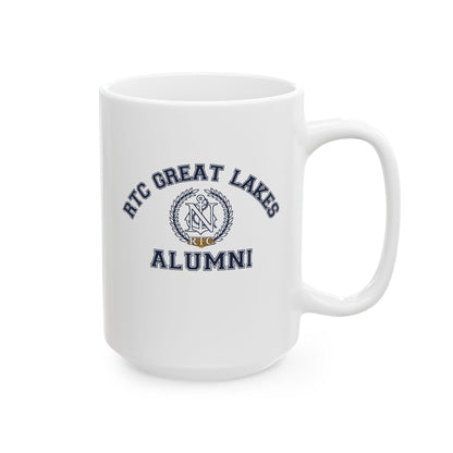 NavyHumor Mug 15oz RTC Great Lakes Alumni - 15oz Ceramic Mug