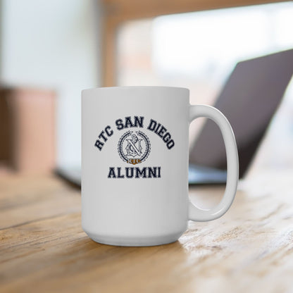 NavyHumor Mug 15oz RTC San Diego Alumni - 15oz Ceramic Mug