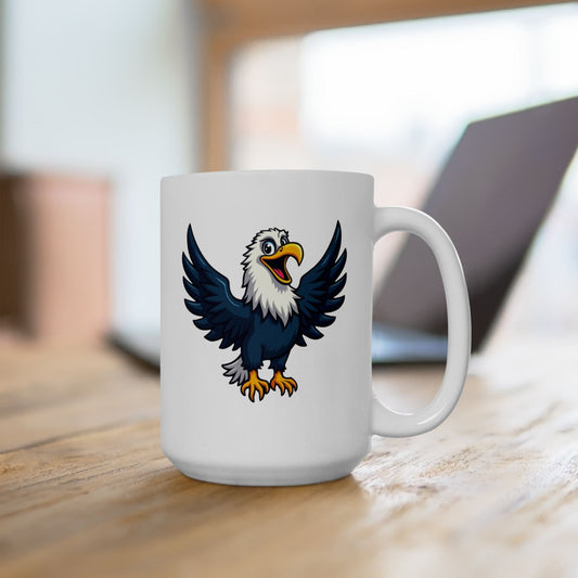 NavyHumor Mug 15oz Salty Since 1775 Logo Coffee Mug (15 oz Ceramic)