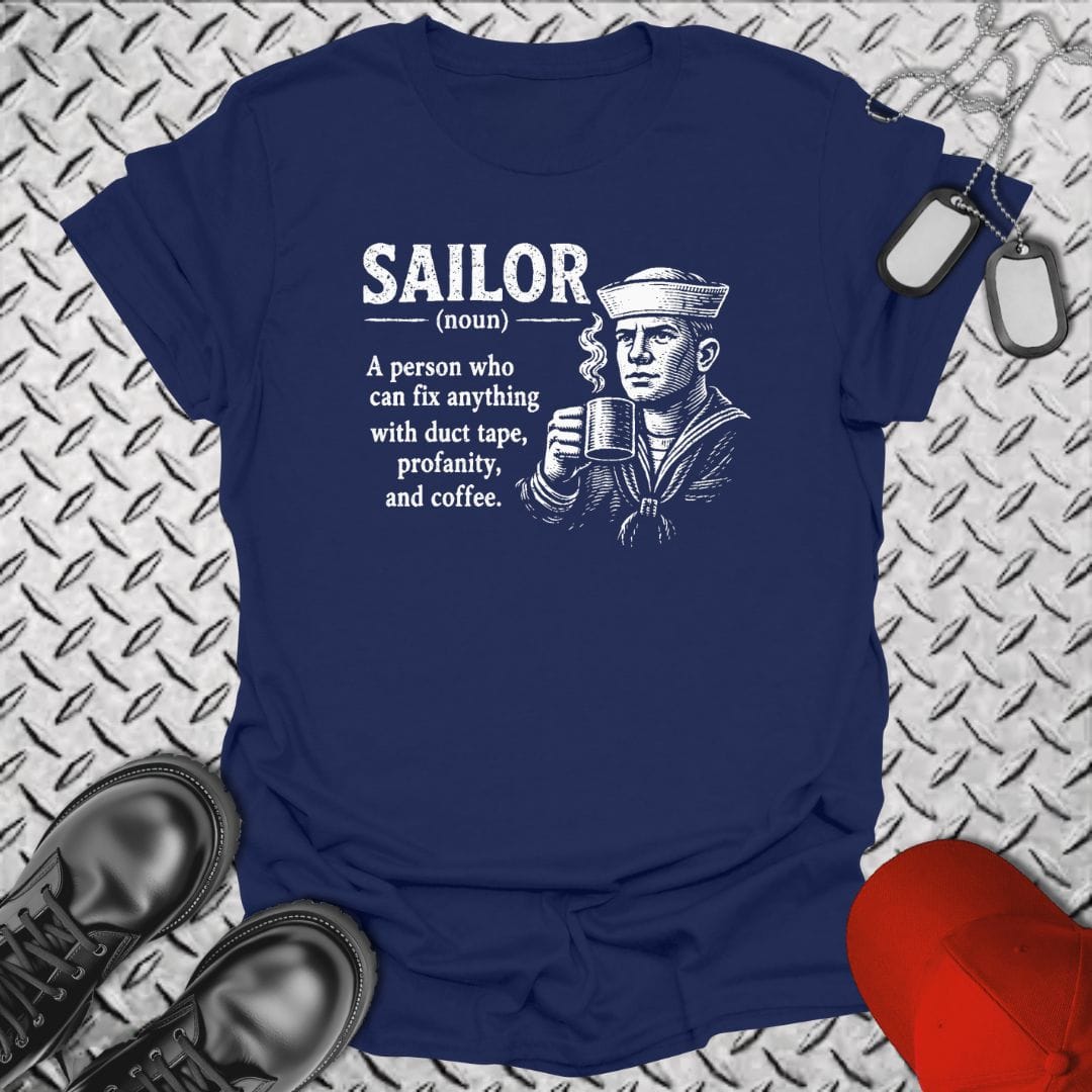 NavyHumor Soft Style T-shirt Navy / S Sailor Definition - Male