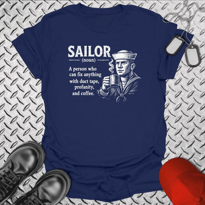 NavyHumor Soft Style T-shirt Navy / S Sailor Definition - Male