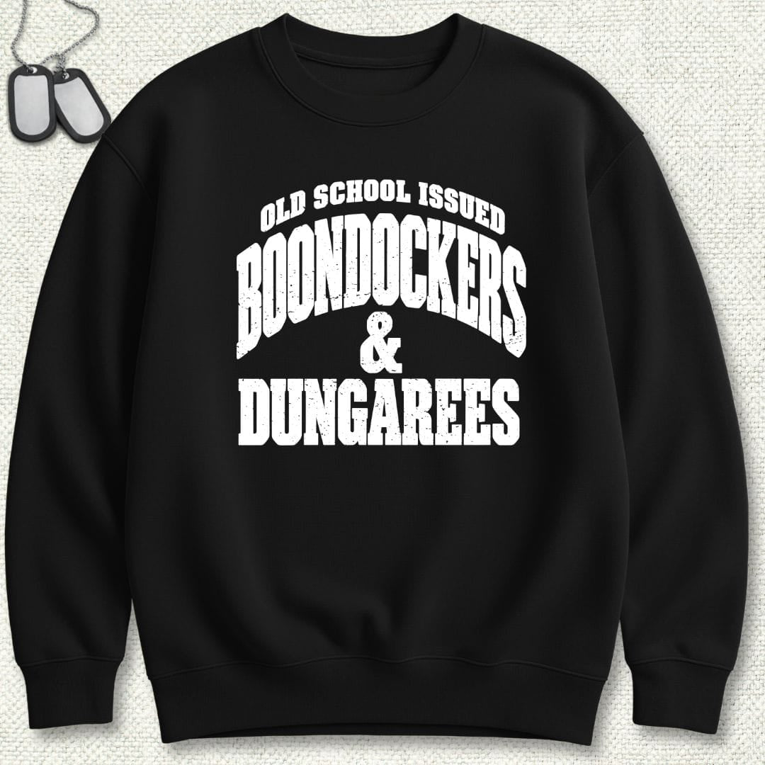 NavyHumor Sweatshirt Black / S Boondockers And Dungarees Sweatshirt