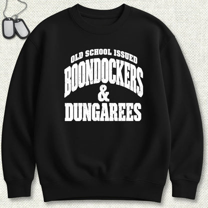 NavyHumor Sweatshirt Black / S Boondockers And Dungarees Sweatshirt