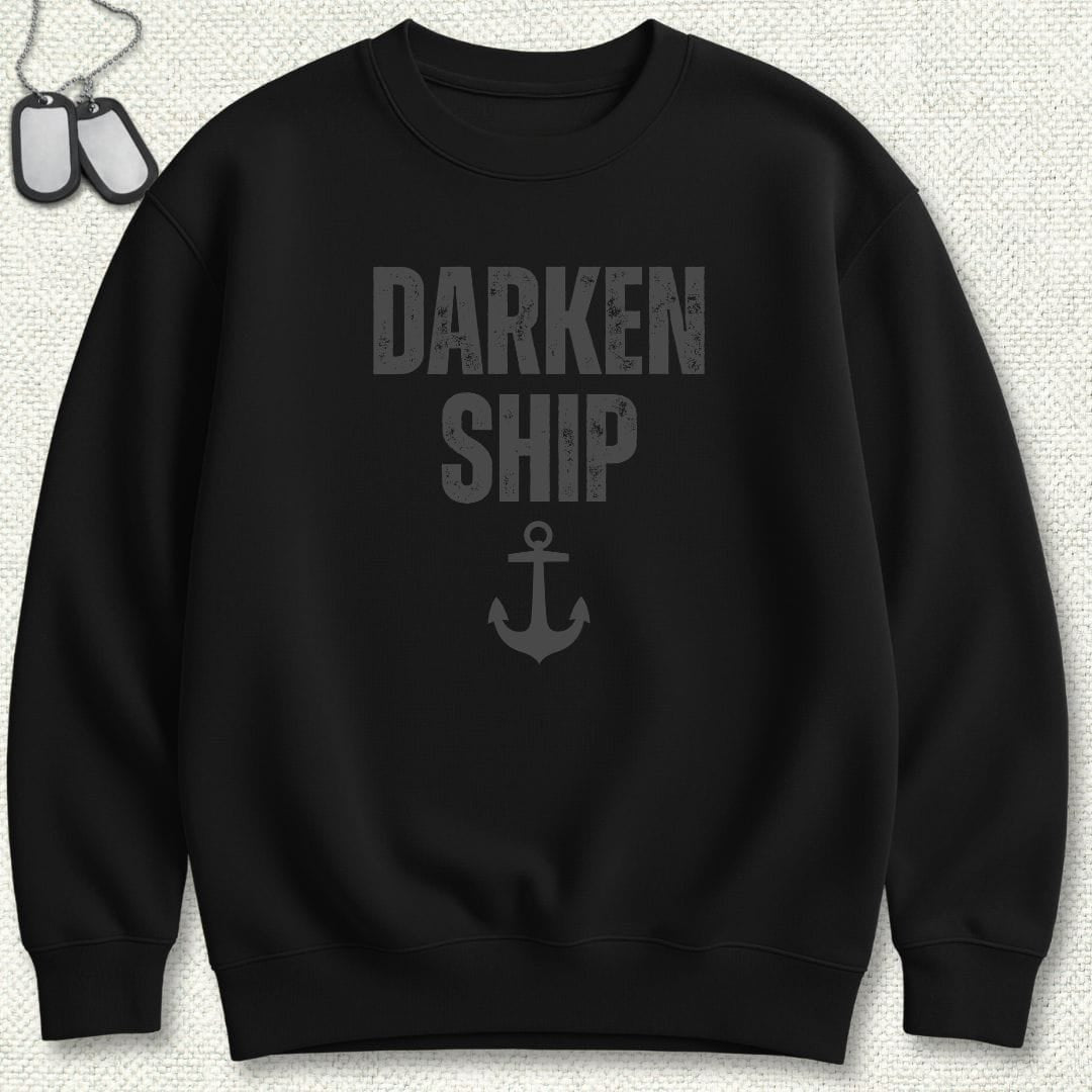 NavyHumor Sweatshirt Black / S Darken Ship Sweatshirt