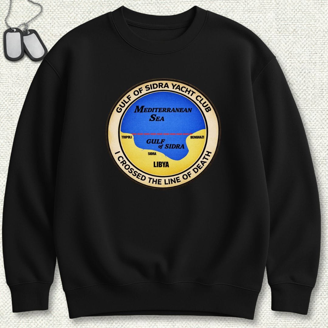NavyHumor Sweatshirt Black / S Gulf Of Sidra Sweatshirt