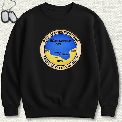 NavyHumor Sweatshirt Black / S Gulf Of Sidra Sweatshirt