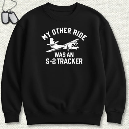NavyHumor Sweatshirt Black / S My Other Ride Was An S-2 Tracker Sweatshirt