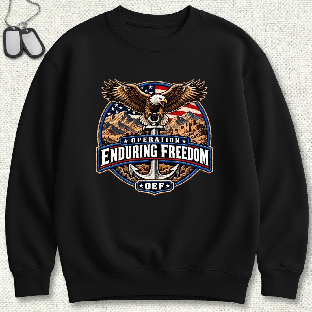 NavyHumor Sweatshirt Black / S Operation Enduring Freedom Sweatshirt