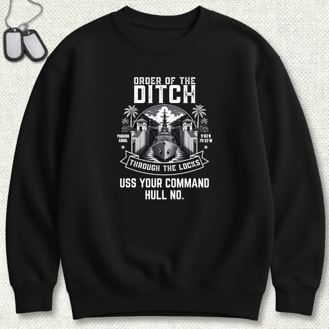 NavyHumor Sweatshirt Black / S Order of the Ditch - Add Your Command Sweatshirt