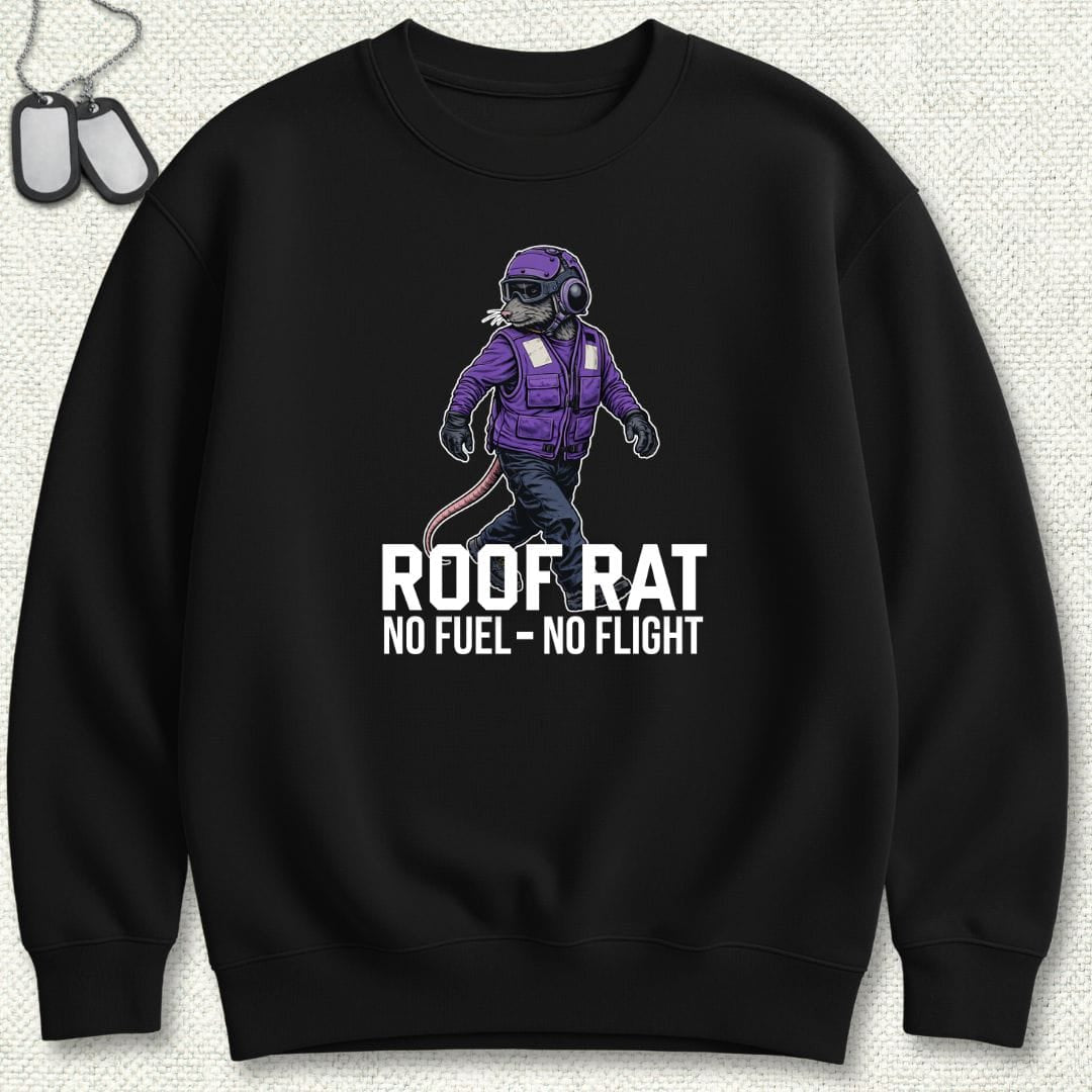 NavyHumor Sweatshirt Black / S Purple Roof Rat - Sweatshirt