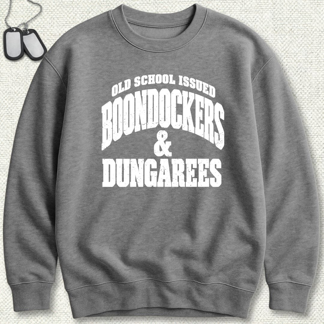 NavyHumor Sweatshirt Graphite Heather / S Boondockers And Dungarees Sweatshirt