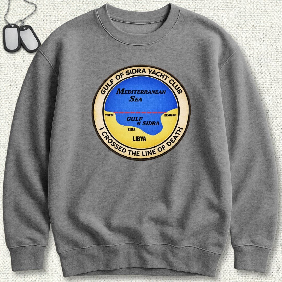 NavyHumor Sweatshirt Graphite Heather / S Gulf Of Sidra Sweatshirt