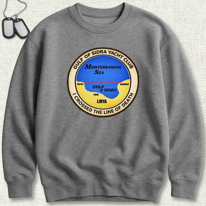 NavyHumor Sweatshirt Graphite Heather / S Gulf Of Sidra Sweatshirt