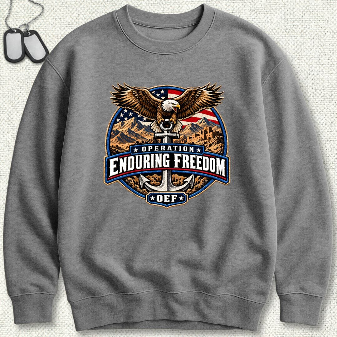 NavyHumor Sweatshirt Graphite Heather / S Operation Enduring Freedom Sweatshirt