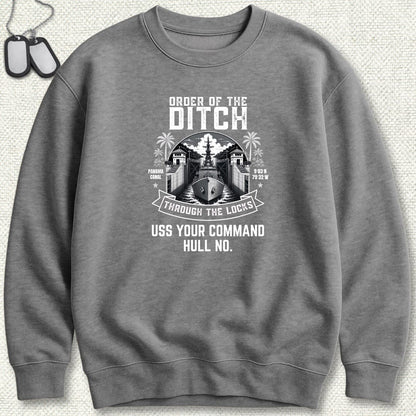 NavyHumor Sweatshirt Graphite Heather / S Order of the Ditch - Add Your Command Sweatshirt