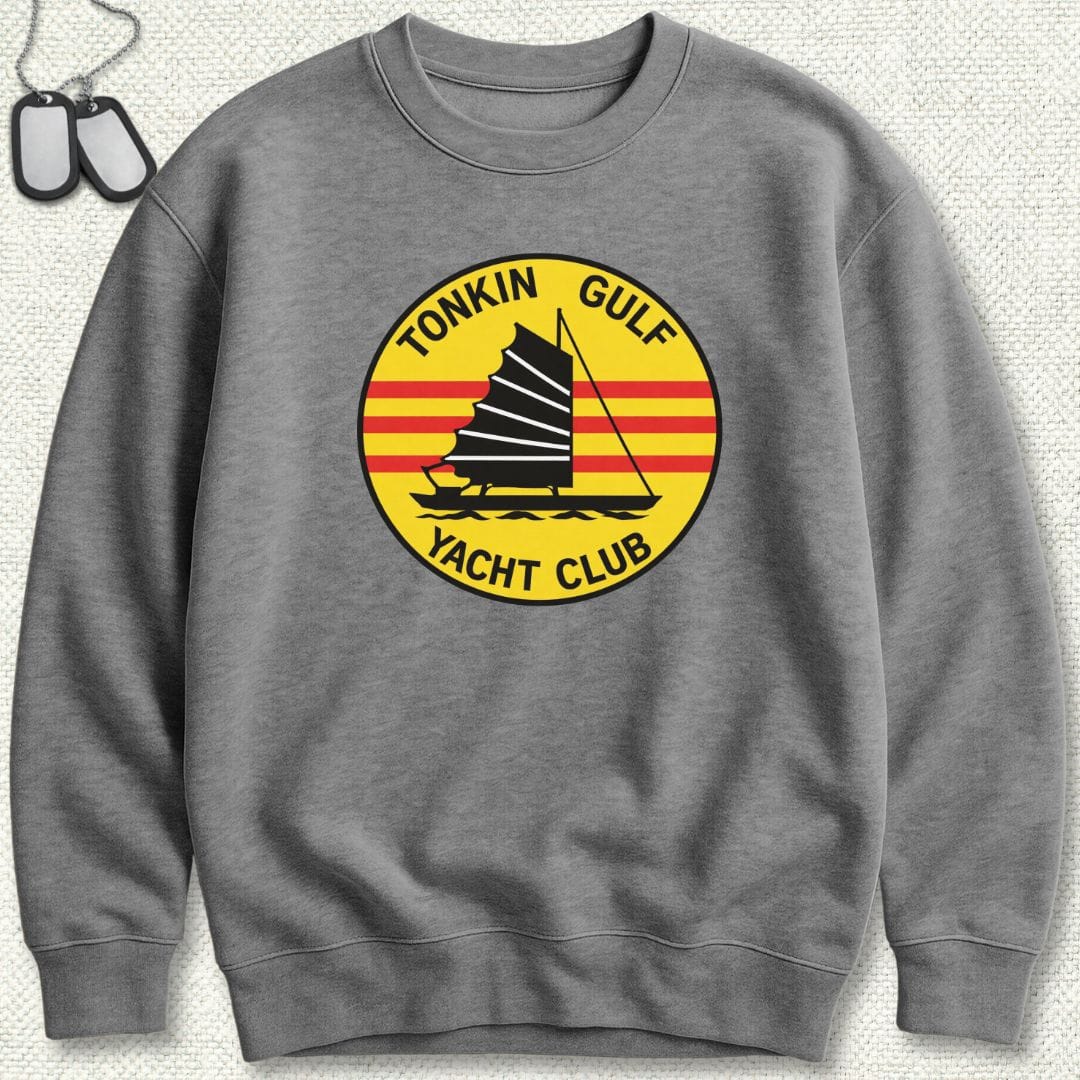 NavyHumor Sweatshirt Graphite Heather / S Tonkin Gulf Yacht Club Sweatshirt