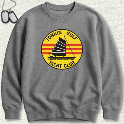 NavyHumor Sweatshirt Graphite Heather / S Tonkin Gulf Yacht Club Sweatshirt
