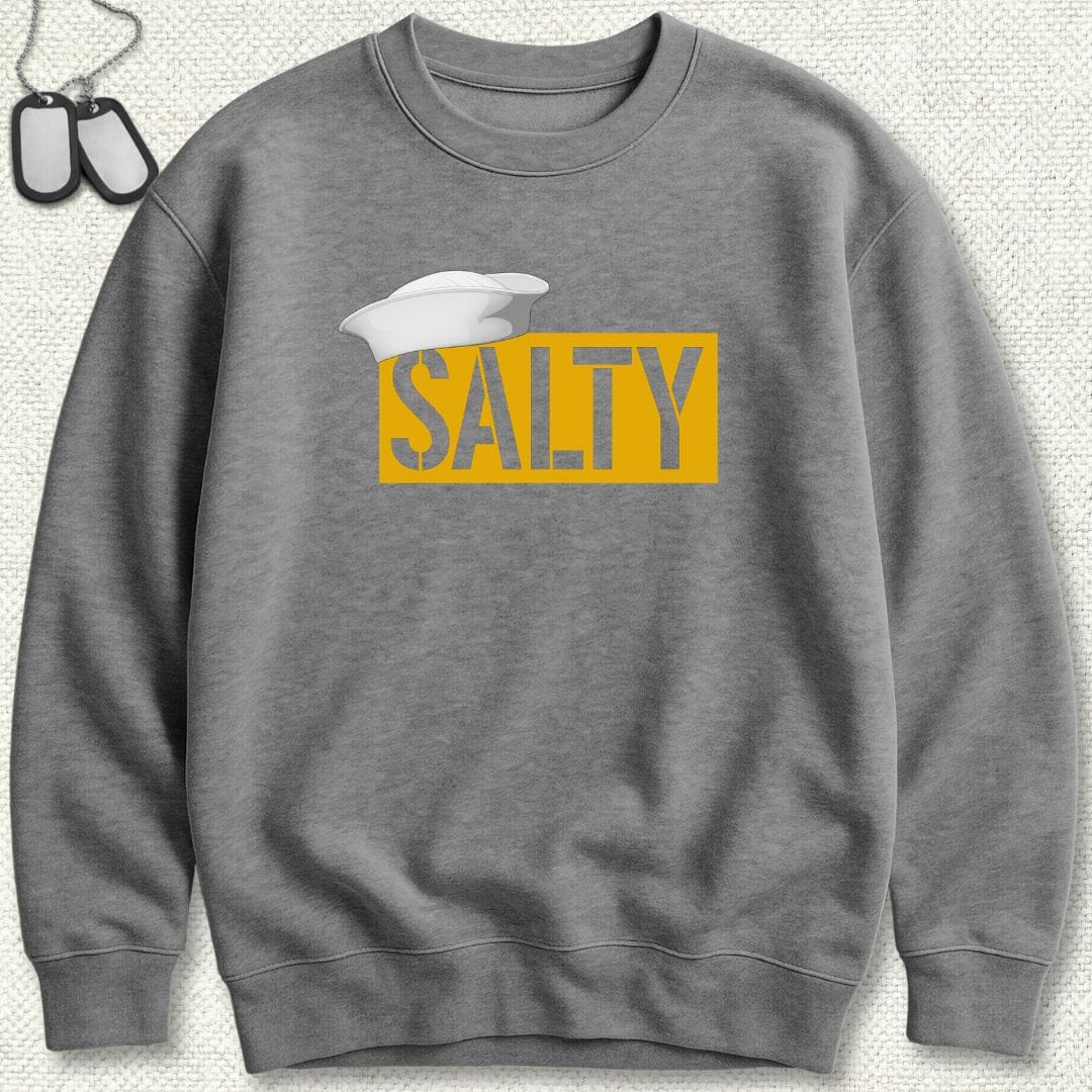 NavyHumor Sweatshirt Graphite Heather / S True Salty Sweatshirt