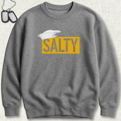 NavyHumor Sweatshirt Graphite Heather / S True Salty Sweatshirt