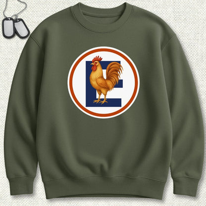 NavyHumor Sweatshirt Military Green / S Boot Camp Big Chicken Sweatshirt