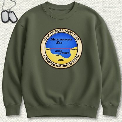 NavyHumor Sweatshirt Military Green / S Gulf Of Sidra Sweatshirt