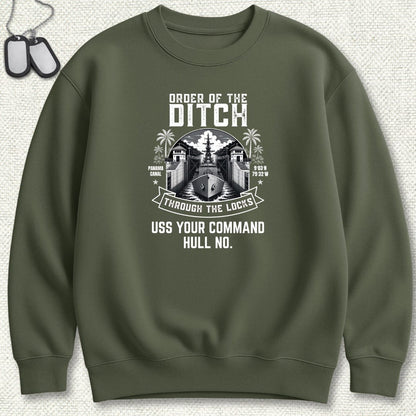 NavyHumor Sweatshirt Military Green / S Order of the Ditch - Add Your Command Sweatshirt