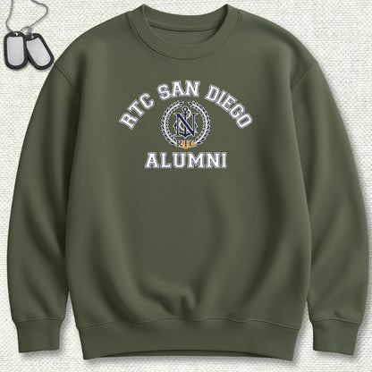 NavyHumor Sweatshirt Military Green / S RTC San Diego Alumni Sweatshirt