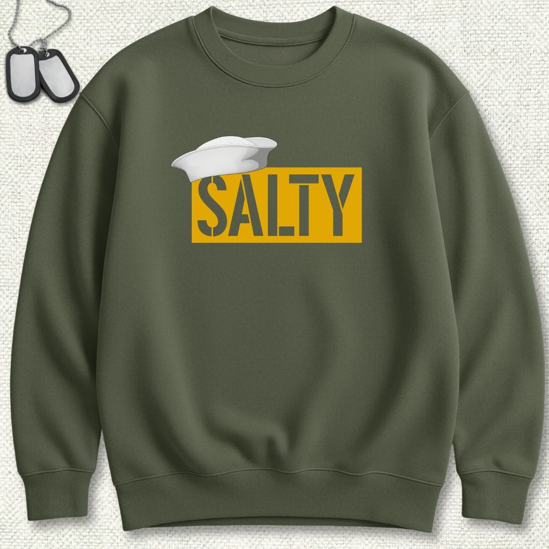 NavyHumor Sweatshirt Military Green / S True Salty Sweatshirt