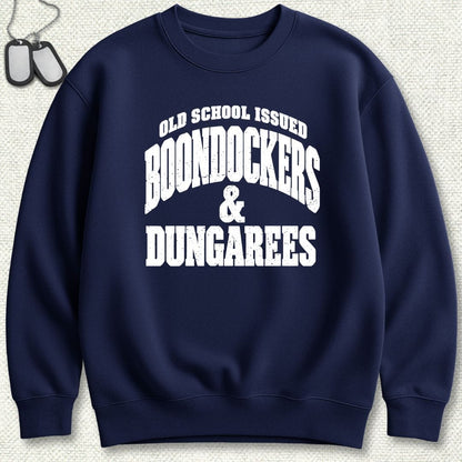 NavyHumor Sweatshirt Navy / S Boondockers And Dungarees Sweatshirt