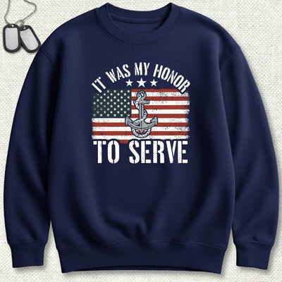 My Honor To Serve - Flag Sweatshirt