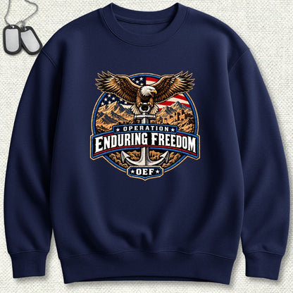 NavyHumor Sweatshirt Navy / S Operation Enduring Freedom Sweatshirt