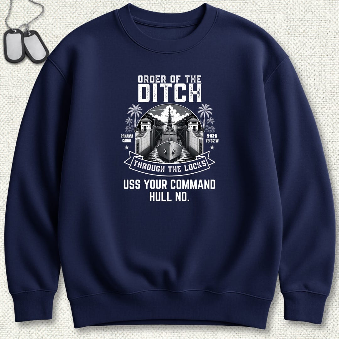 NavyHumor Sweatshirt Navy / S Order of the Ditch - Add Your Command Sweatshirt