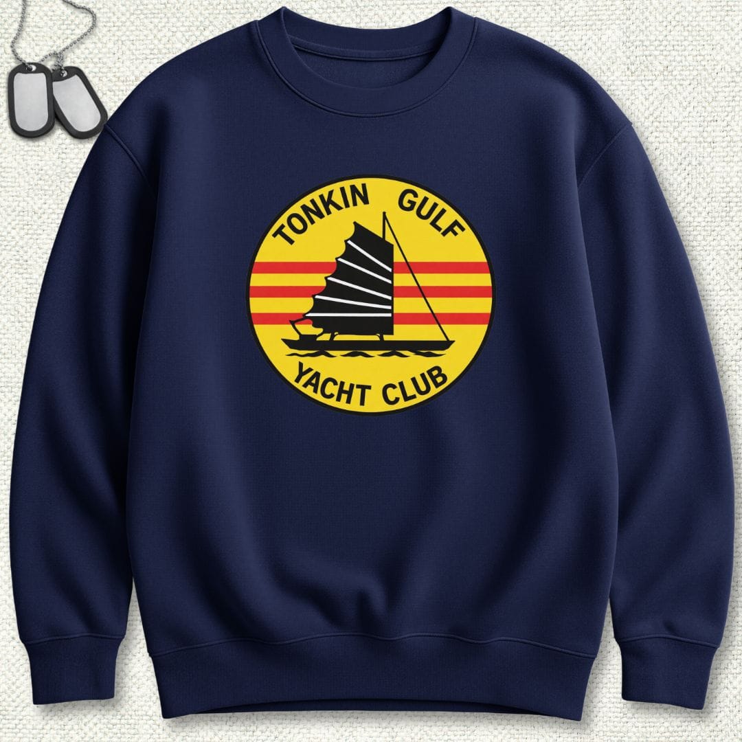 NavyHumor Sweatshirt Navy / S Tonkin Gulf Yacht Club Sweatshirt