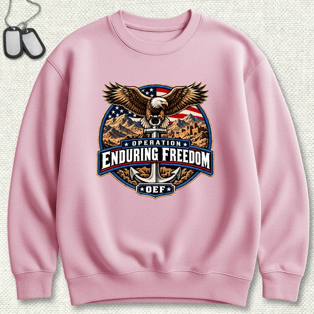 NavyHumor Sweatshirt Pink / S Operation Enduring Freedom Sweatshirt