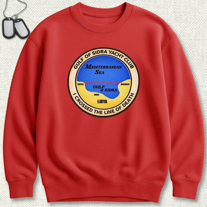 NavyHumor Sweatshirt Red / S Gulf Of Sidra Sweatshirt