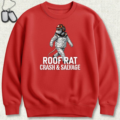 Red Roof Rat - Crash & Salvage Sweatshirt