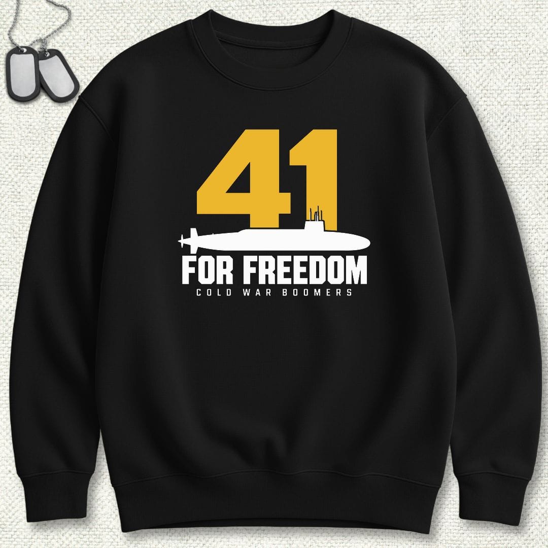 NavyHumor Sweatshirt S / Black 41 For Freedom Sweatshirt