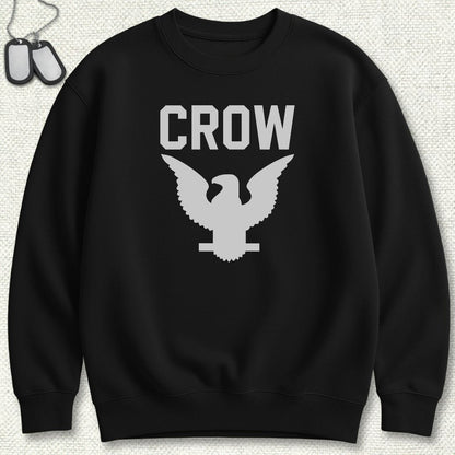 NavyHumor Sweatshirt S / Black Crow Crow Sweatshirt