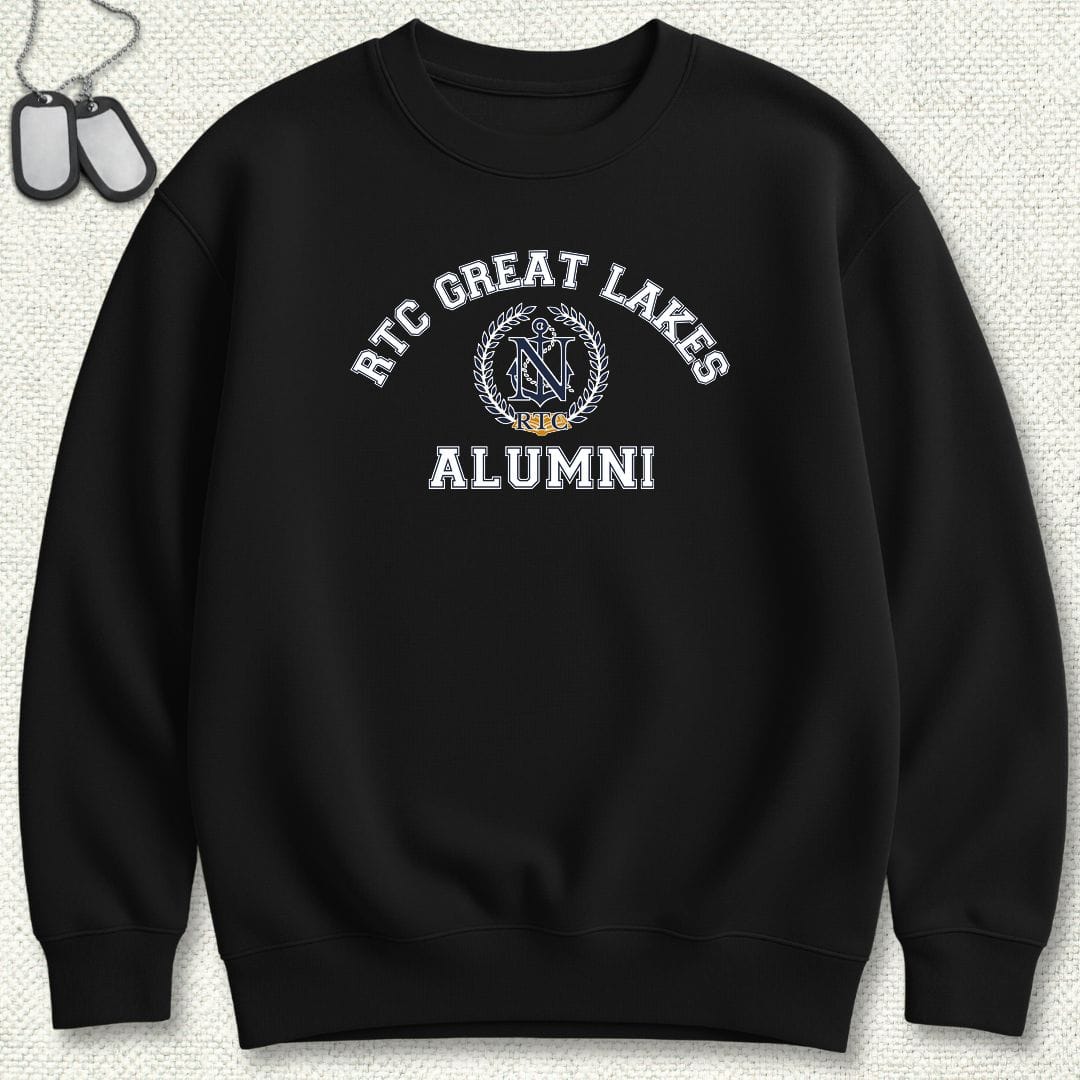 NavyHumor Sweatshirt S / Black RTC Great Lakes Alumni Sweatshirt