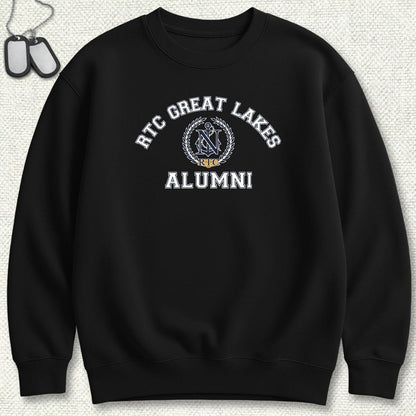 NavyHumor Sweatshirt S / Black RTC Great Lakes Alumni Sweatshirt