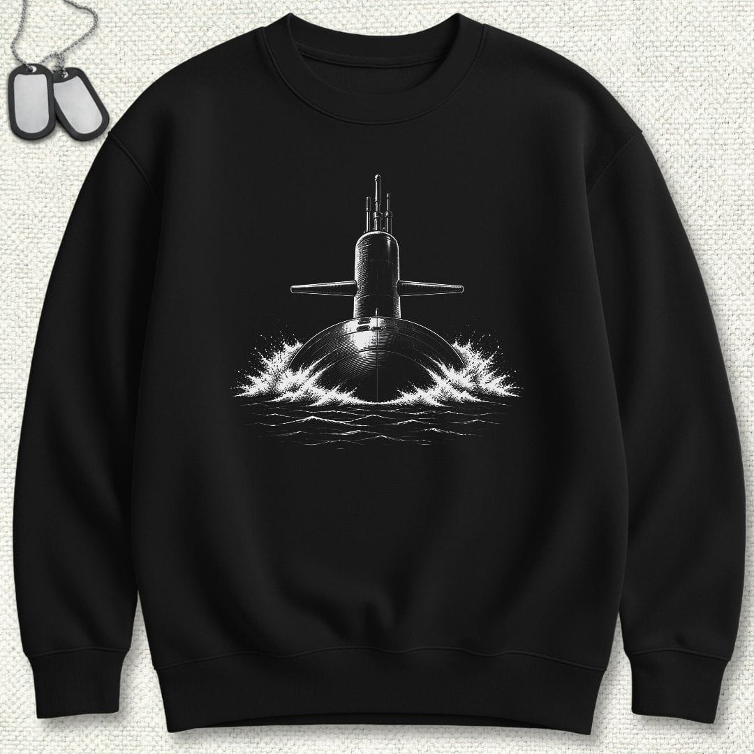 NavyHumor Sweatshirt S / Black Surface Running Sweatshirt