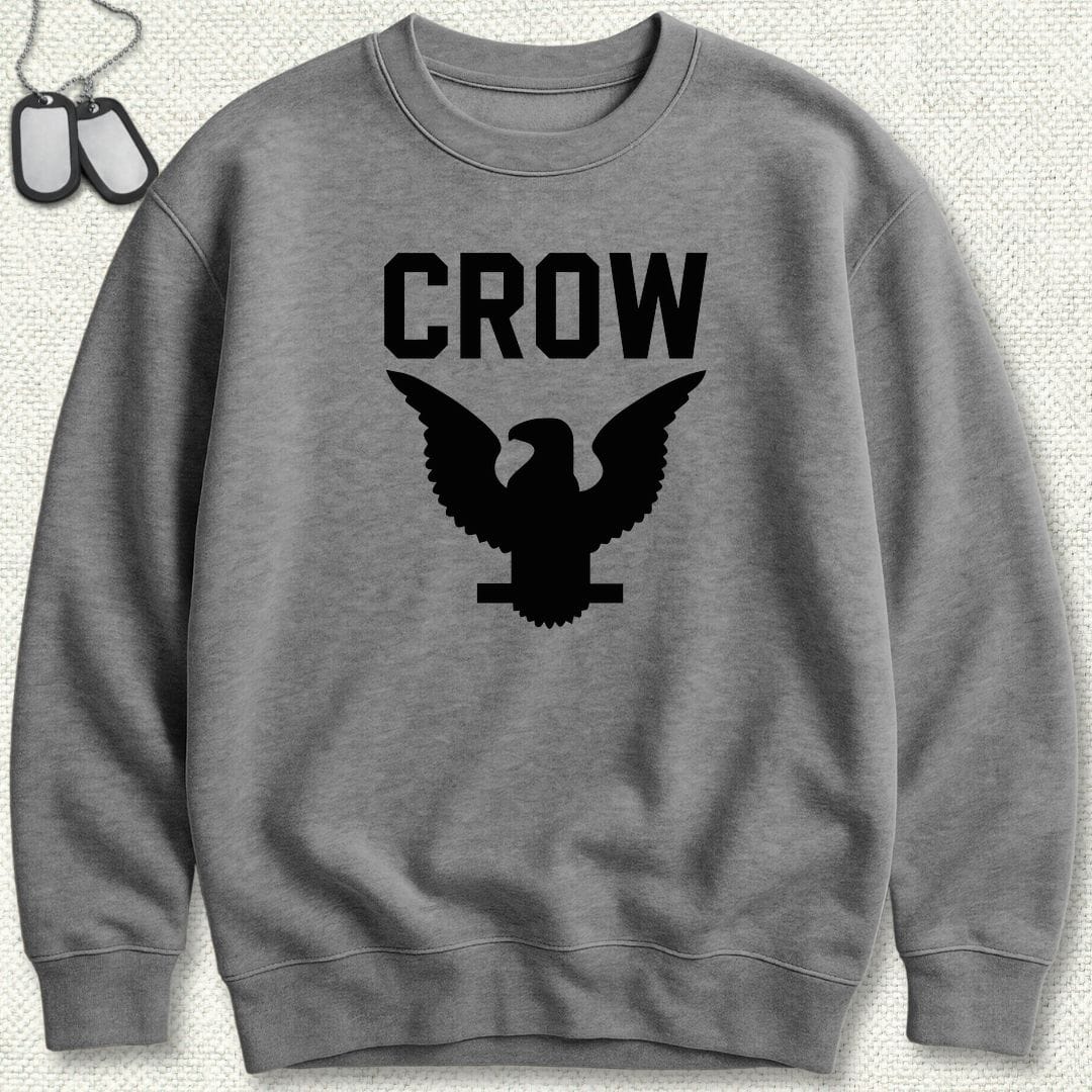 NavyHumor Sweatshirt S / Graphite Heather Crow Crow Sweatshirt