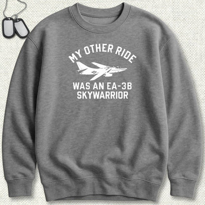 NavyHumor Sweatshirt S / Graphite Heather My Other Ride Was An EA-3B Skywarrior Sweatshirt