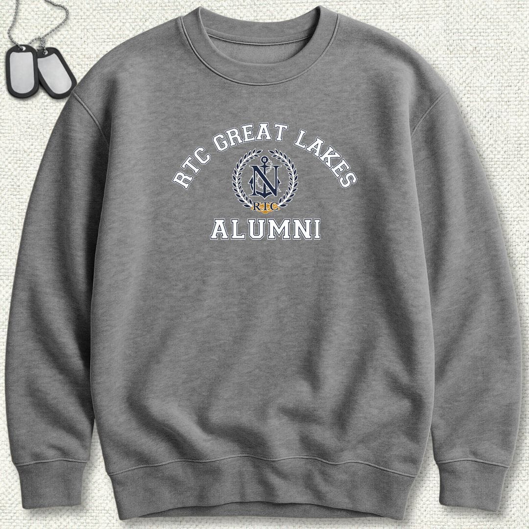 NavyHumor Sweatshirt S / Graphite Heather RTC Great Lakes Alumni Sweatshirt