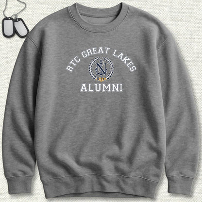 NavyHumor Sweatshirt S / Graphite Heather RTC Great Lakes Alumni Sweatshirt
