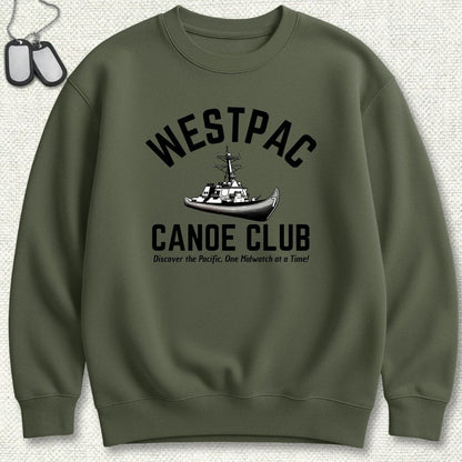 NavyHumor Sweatshirt S / Military Green WestPac Canoe Club Sweatshirt