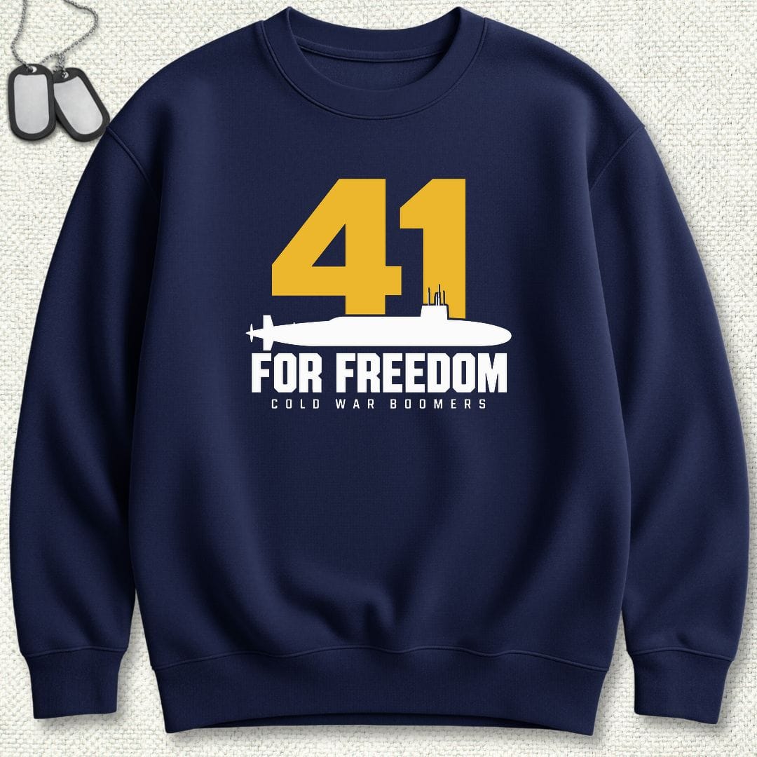 NavyHumor Sweatshirt S / Navy 41 For Freedom Sweatshirt