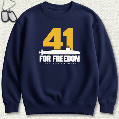 NavyHumor Sweatshirt S / Navy 41 For Freedom Sweatshirt