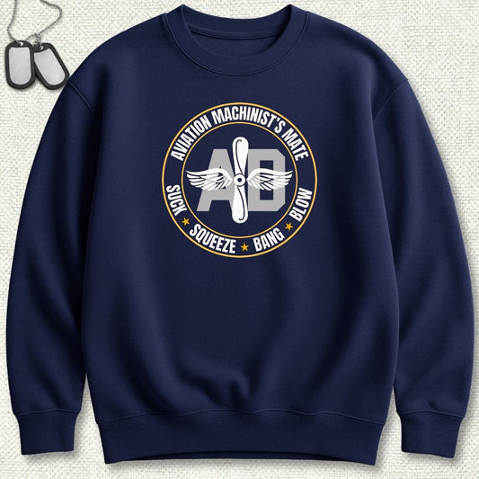 NavyHumor Sweatshirt S / Navy AD - SSBB Sweatshirt