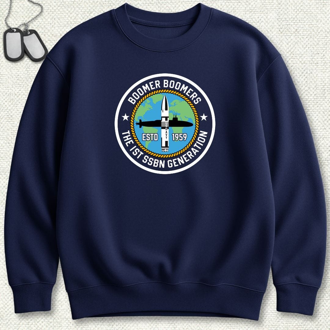 NavyHumor Sweatshirt S / Navy Boomer Boomers Sweatshirt